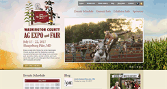 Desktop Screenshot of agexpoandfair.org